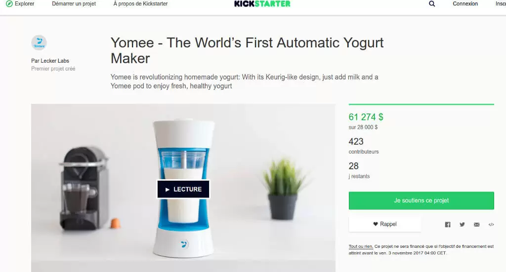 yomee est sur Kickstarter