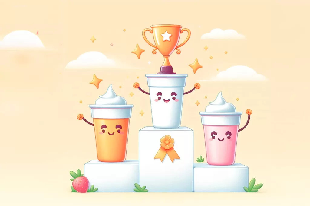 Yaourt le meilleur pour la santé 1 podium meilleur yaourt